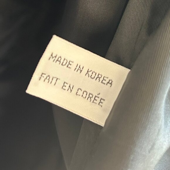 VINTAGE YVES SAINT LAURENT 90'S BLACK TRENCH COAT - Picture 10 of 13